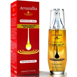 Arvazallia aceite de argán para tratamiento de cabello, dejar en el tratamiento y acondicionador., AHT-04, 1