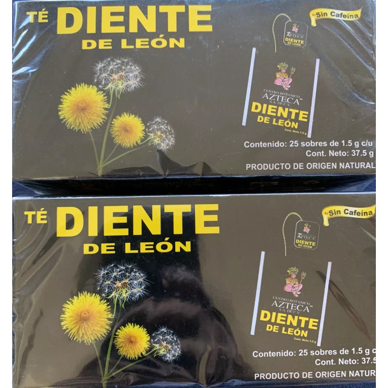 Azteca Te diente de leon 2 Pack 50 Tea Bags