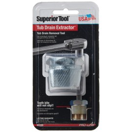 Superior Tool 05255 1.5" Tub Drain Extractor-Removes One and a Half Inch Old or Stubborn Tub Drains