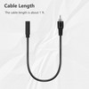 Bolvek 2 Pack 3.5mm 1/8" TS Mono Female to RCA