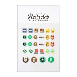 Resin Club Resin Material Miniature Label Sticker RC-MNT-001