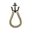ROXLLGJC Nautical Rope Toilet Paper Holder Coastal Towel Holder with