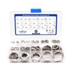 255PCS Metric 304 Stainless Steel C-Clips External Retaining Ring Assortment