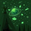 Estrellas fluorescentes para techo, Pegatinas Espacio de Pared (C)
