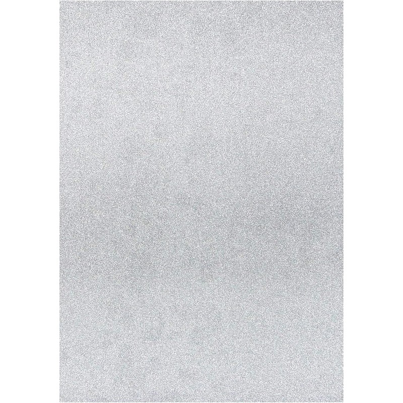 A4 Silver Glitter Card Glitter Paper Non Shed Sparkle Craft