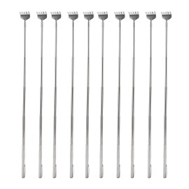 Unbranded 10pcs Back Scratcher Extendable Mini Portable Foldable Stainless Steel