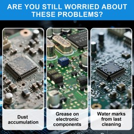 JAOJAO Electronic Contact Cleaner, Circuit Board Cleaner Fast Drying Precision Electronics Cleaning for Circuit Boards Appliance Control Boards Switches & Connectors, 250ml Transparent