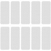 SANJAOYEE 10 Pack Reflective Stickers Bicycle Reflectors 8cm x 3cm