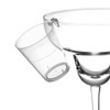 BarConic 2oz Clear Plastic Shot Glass with Hook
