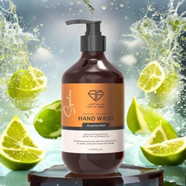 SAIF AL FARES Pumice Hand Wash Alcohol Free, Scented, Infused with Natural Extract | Exfoliating Fine Milled Pumice Hand Soap 16.9 Fl Oz (Bergamot)