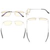 Eyekepper Erinnerung Titanium Brücke Computer Brille 50% blaues Licht blockierende