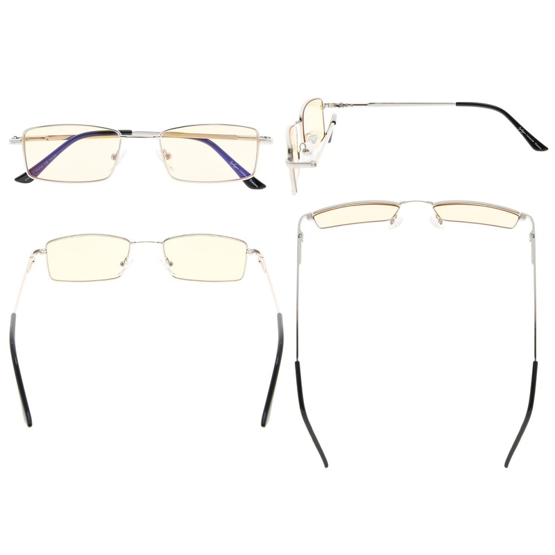 Eyekepper Erinnerung Titanium Brücke Computer Brille 50% blaues Licht blockierende