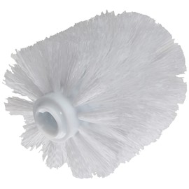 Axentia Ersatz-Bürstenkopf, Austausch von WC-Garnituren, Ersatzteil für Bürste und Halter, Badaccessoire mit Gewinde, ca. 8,5 x 8,5 x 9 cm, wechselbar, weiß