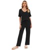 SotRong Womens Summer Pyjamas Set Two Piece Matching Ribbed Outfit