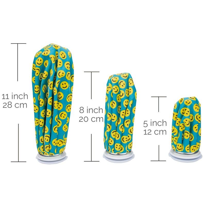 NeoTech Care Ice Bag, Screw Top Fillable, Reusable (Hearts Design,