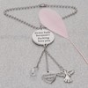 Kivosliviz Guardian Angel Rearview Mirror New Car Mirror Charms Guardian