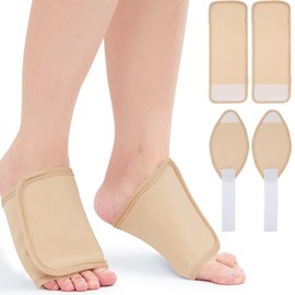 Foribyw 3Pcs Essential Oil Foot Wrap Reusable Hand and Leg Oil Wrap Mess-Free Foot Essential Oil Pack Adjustable Soft Flannel Cloth Leak-Proof Oil Pack for Leg Foot Relaxation Men Women(Khaki)