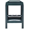 Matalde Beverage Cart Green 27.2"x20.9"x28.3" Plastic