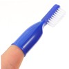 Gatuida 20Pcs Mini Portable Prison Toothbrushes Safe Half Finger Design