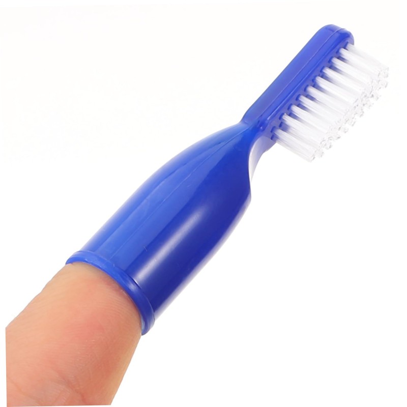 Gatuida 20Pcs Mini Portable Prison Toothbrushes Safe Half Finger Design