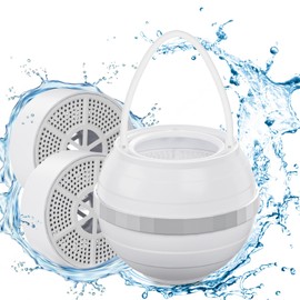 Bath Ball Filter Upgrade - Bath Filter for Tub 10 Stages Filtration Bathtub Water Filter Soften Hard Water, 2,500 Gallons Bathtub Removes Chlorine, Shower Filter for Healthier Skin Hair Nail