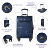 Skyway Epic Softside Medium Checked Luggage - Lightweight Suitcase with