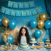 KatchOn, Light Blue Happy Birthday Banner - 10 Feet, NO