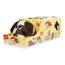Pound Puppies Classic Plush - Light Brown with Brown (Short Fuzzy Ears)