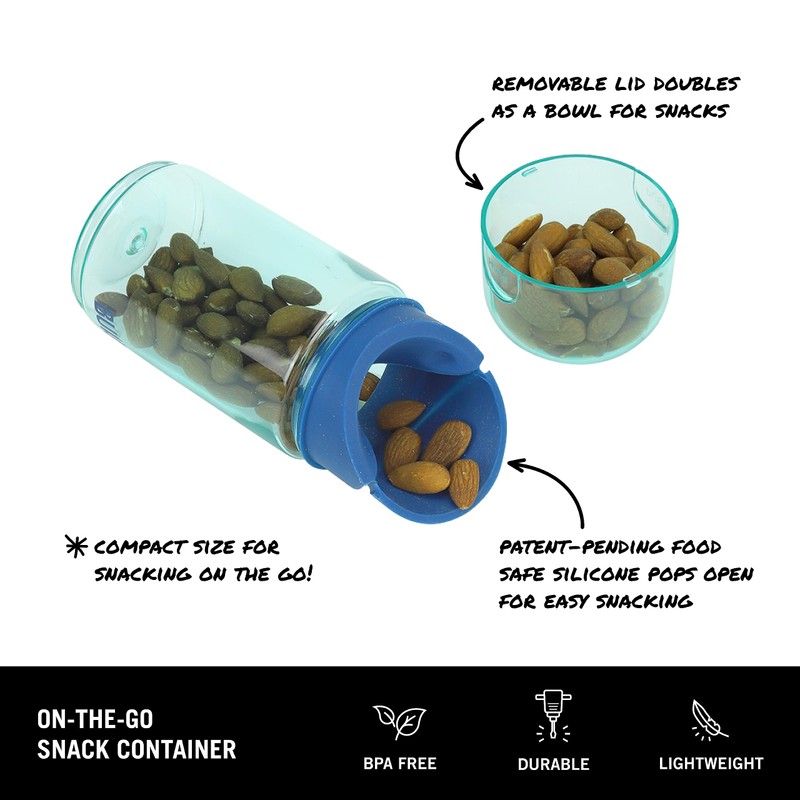 BUILT 12 Ounces Tidbit On The Go Snack Container with