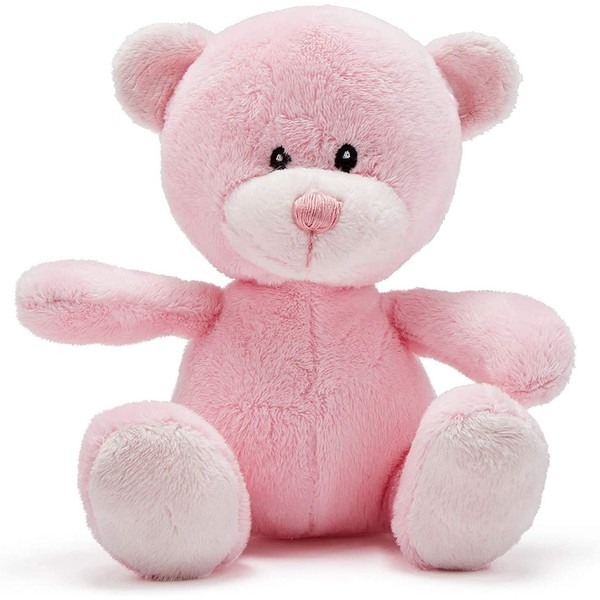 Small Pink Teddy Bear – Soft Toy Baby Gift, Christening Teddy, Happy Birthday Teddy Bear, Small Teddy Bears for Gift Pink - Teddy Bear for Newborn Baby, Pink Teddy Bear for Baby Girl - 15cm(6")