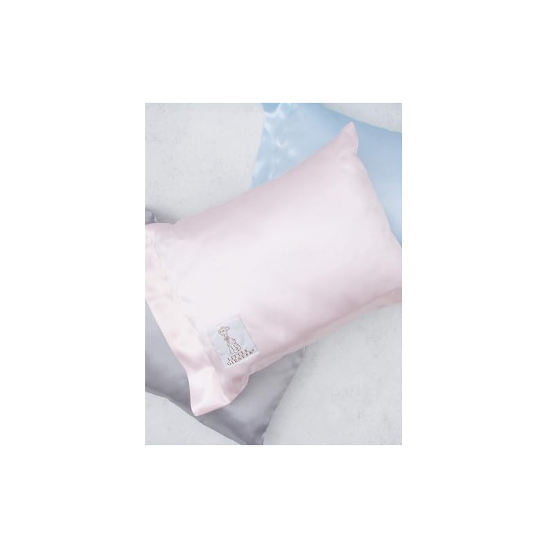 Little Giraffe Satin Decor Pillow - Ultra-Soft Feather Yarn Knit