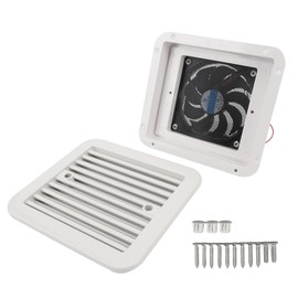 QANYEGN Side RV Vent Covers, Air Vent Ventilation Exhausted Fan, Single Way Exhausted Ventilation Fan for Caravan Motorhome Yacht