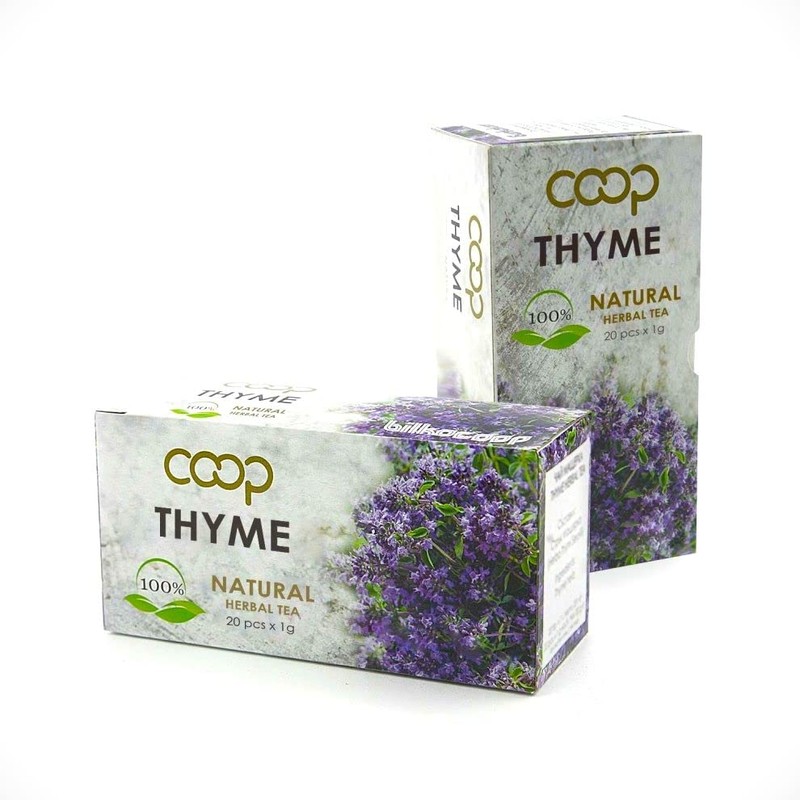 80 Tea Bags Bio Thyme Herbal Tea (100%) 4 Boxes