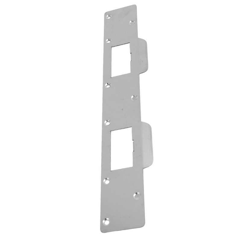 Door Strike Plate Double Holes Steel Reinforced Strong Easy Install