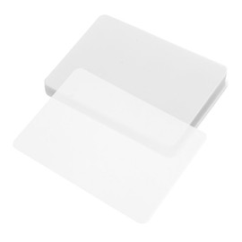 TEHAUX 100sheets PVC Photo Laminating Pouches Thermal Laminating Film for Id Cards Business Cards and Documents Protective Sheets for Use