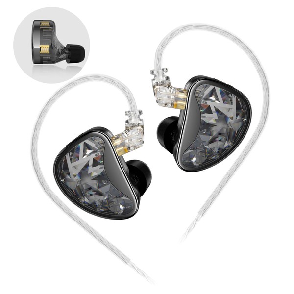 FEDAI KZ AS24 In-Ear Monitor, 12BA Tunable HiFi Earbuds, Wired,