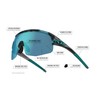 Tifosi Sledge Lite Interchangeable Lens Sunglasses: Versatile, lightweight with multiple