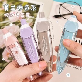 Cawhui 1Pc Purple Pressing Correction Tape White Out Correction Tape Correct School Office Supplies for Instant Corrections，Erasers and Corrections Products