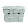 Wenko Adria Storage Basket with Lid, mint, 14 x 19
