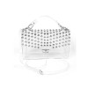 Unbranded BNWT Brand New Transparent Studded Stadium Bag Cleared Studded