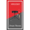 5Core Drum Throne Adjustable Guitar Stool 3" Padded Drummer Seat