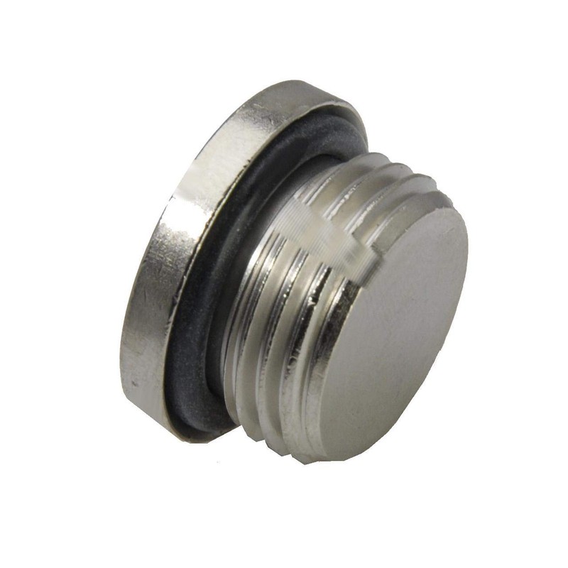 High-pressure sealing plug with hexagon socket G 1/8 inch, galvanised