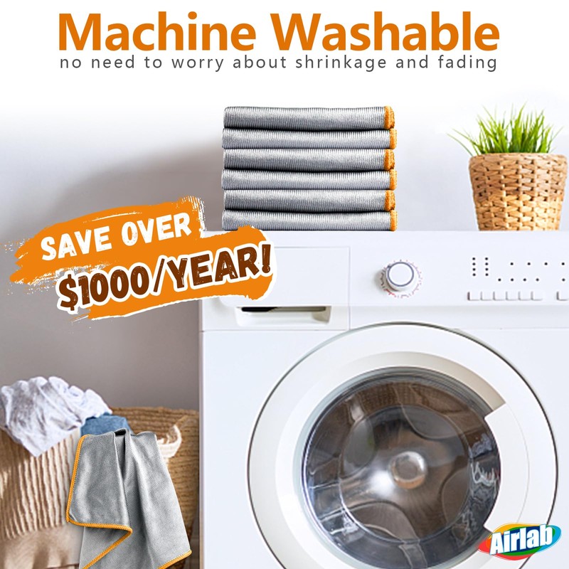 Glass Polishing Cloth Streak Free Miracle Microfiber Cleaning Cloth Lint