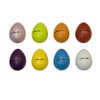 8 Egg Shakers, Rattle Eggs, Various Colours and Tones