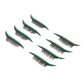 FRCOLOR Elegant False Eyelashes Eyeliner Stickers for Women Men Temporary Makeup Tape for Birthday Parties 4 Sets