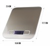Control Expert Báscula Digital Cocina Inoxidable Pantalla Lcd 5kg/11 Lbs.
