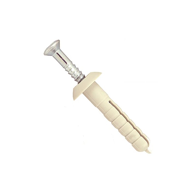 TERF® Nylon Hammer Fixing Mushroom Head Zinc 6.0mm X 60mm