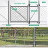 Wmebee Nylon Cantilever Gate Roller, 2-3/8"(2-1/2") Round Gate Frame 4"