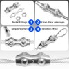 CEEYSEE 10Pcs Heavy Duty Wire Rope Clips M3 304 Stainless