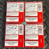 Bazooka 4-PACK LOT OF BAZOOKA ORIGINAL BUBBLE GUM 6 PIECES